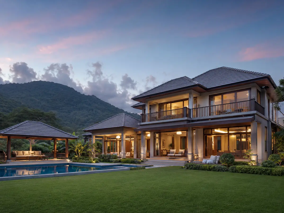 บ้านเดี่ยวสไตล์รีสอร์ต วิวภูเขา